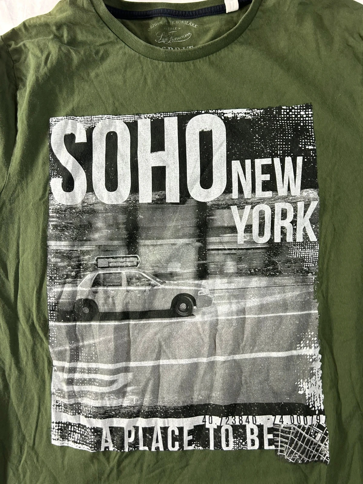 Groen geprint San Francisco T-shirt met lange mouwen maat M – photo 3